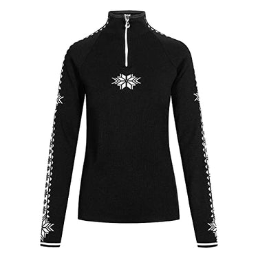 Dale of Norway Geilo Sweater - Pullover für Damen - Pullover aus 100% hautweicher Merinowolle - Feminine Passform Damenpullover - Viertelreißverschluss Wollpullover - Damenpullover mit detaillierten im Sale